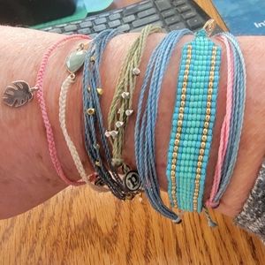 Pura Vida set of 7 bracelets